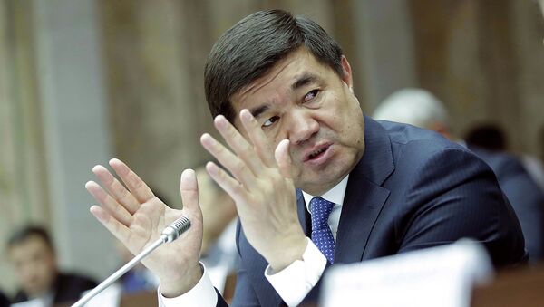 Премьер-министр Мухаммедкалый Абылгазиев  - Sputnik Кыргызстан