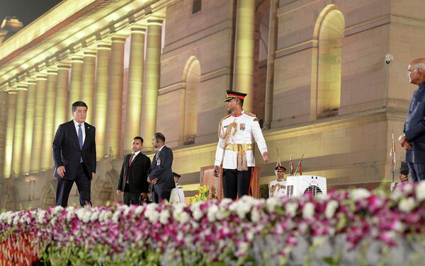 30 мая по приглашению премьер-министра Индии Нарендры Моди Жээнбеков посетил Нью-Дели - Sputnik Кыргызстан