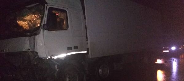 Последствия ДТП на 335-километре трассы Бишкек — Ош - Sputnik Кыргызстан