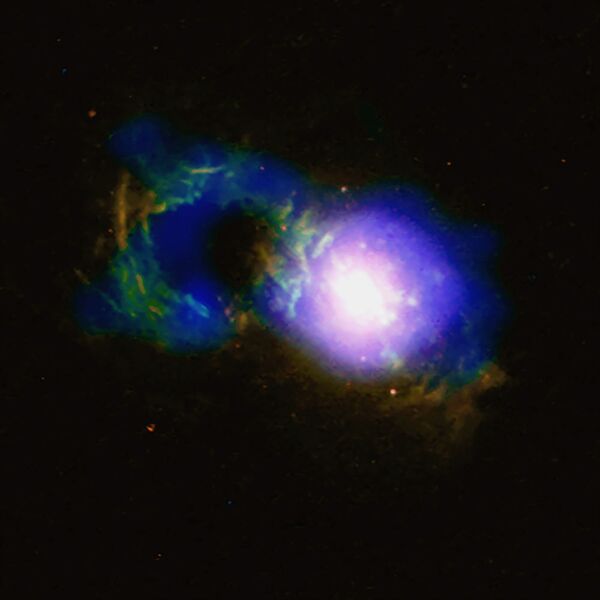 Квазар Teacup со сверхмассивной черной дырой SDSS 1430 + 1339 - Sputnik Кыргызстан