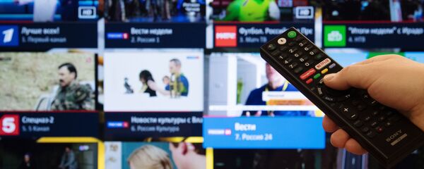 Экран телевизора. Архивное фото - Sputnik Кыргызстан