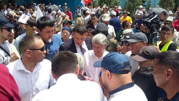 Митинг СДПК За реальную борьбу с коррупцией в Бишкеке  - Sputnik Кыргызстан