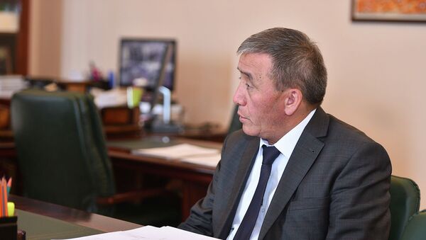 Министр сельского хозяйства, пищевой промышленности и мелиорации Эркинбек Чодуев  - Sputnik Кыргызстан