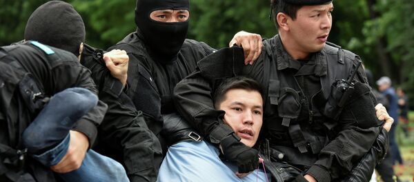 Акция протеста против президентских выборов в Алматы - Sputnik Кыргызстан