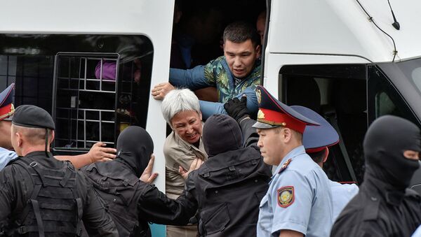 Акция протеста против президентских выборов в Алматы - Sputnik Кыргызстан