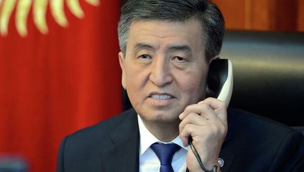 Президент Кыргызской Республики Сооронбай Жээнбеков - Sputnik Кыргызстан