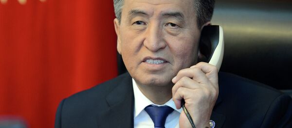 Президент Кыргызской Республики Сооронбай Жээнбеков Президент Кыргызской Республики Сооронбай Жээнбеков - Sputnik Кыргызстан