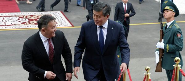 Официальный визит президента Монголии Халтмаагийн Баттулга в Кыргызстан - Sputnik Кыргызстан