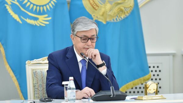 Пресс-конференция К-Ж. Токаева после оглашения предварительных итогов выборов - Sputnik Кыргызстан