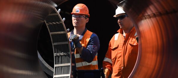 Строительство газопровода Северный поток-2 в Ленинградской области - Sputnik Кыргызстан