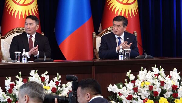 С какими предложениями приехал в Кыргызстан президент Монголии. Видео - Sputnik Кыргызстан