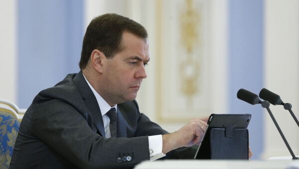 Председатель правительства РФ Дмитрий Медведев. Архивное фото - Sputnik Кыргызстан