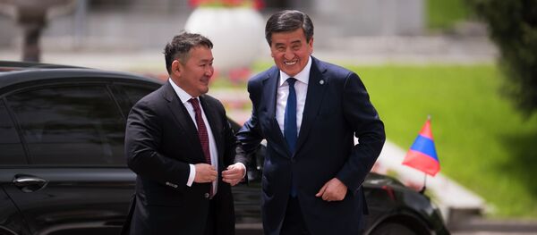 Официальный визит президента Монголии Халтмаагийн Баттулга в Кыргызстан - Sputnik Кыргызстан