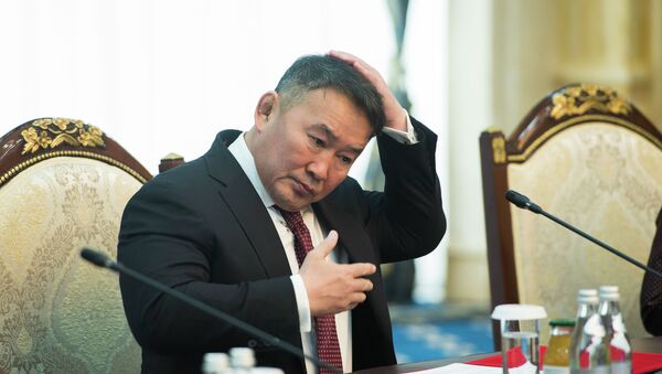 Монголия президенти Халтмаагийн Баттулга. Архивдик сүрөт - Sputnik Кыргызстан