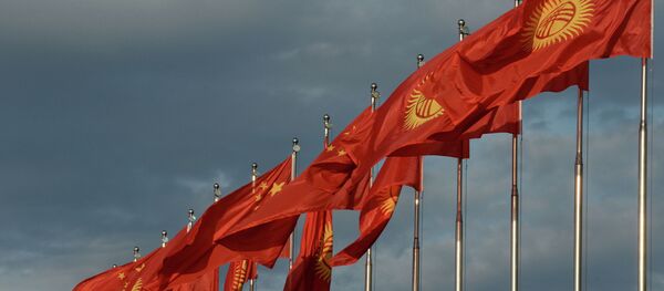 Кыргызстандын жана Кытайдын желектери. Архив - Sputnik Кыргызстан