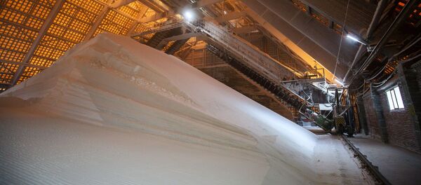 Калийные удобрения на складе. Архивное фото - Sputnik Кыргызстан