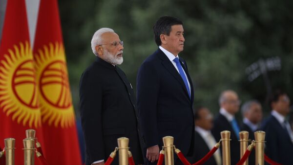 Официальный визит премьер-министра Индии Нарендра Моди в Кыргызстан - Sputnik Кыргызстан