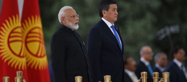 Официальный визит премьер-министра Индии Нарендра Моди в Кыргызстан - Sputnik Кыргызстан