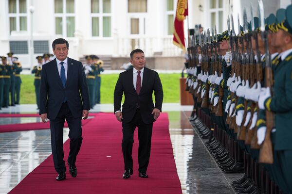 Официальный визит президента Монголии Халтмаагийна Баттулги в Кыргызстан - Sputnik Кыргызстан