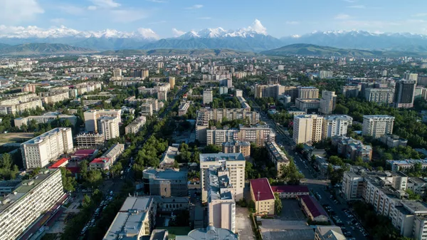 Вид с дрона на Бишкек. Архивное фото - Sputnik Кыргызстан