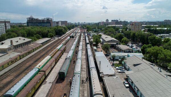 Железнодорожная платформа в Бишкеке - Sputnik Кыргызстан