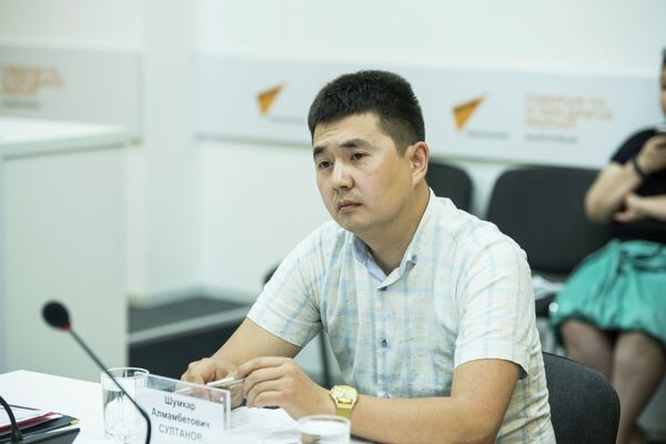 Представитель МВД Шумкар Султанов - Sputnik Кыргызстан