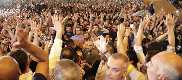 Митинг оппозиции в Грузии - Sputnik Кыргызстан