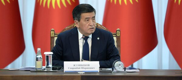 Президент КР Сооронбай Жээнбеков  - Sputnik Кыргызстан