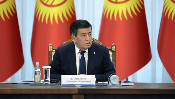Президент КР Сооронбай Жээнбеков  - Sputnik Кыргызстан