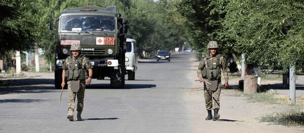 Разминирование инфраструктуры города Арыси после серии взрывов боеприпасов - Sputnik Кыргызстан