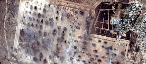 Вид склада боеприпасов после взрывов в городе Арысь на юге Казахстана. 25 июня 2019 года - Sputnik Кыргызстан