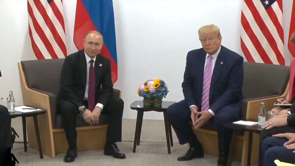 Переговоры Путина и Трампа в Японии — прямой эфир со встречи президентов - Sputnik Кыргызстан