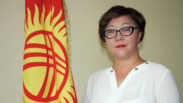 Глава Департамента информации Минкультуры Салкын Сарногоева - Sputnik Кыргызстан