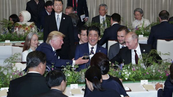 Делегация стран G20 в Осаке - Sputnik Кыргызстан