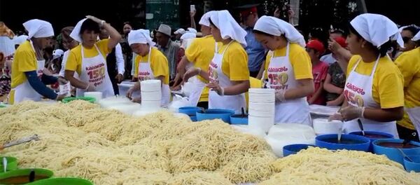 Столько ашлямфу вы еще не видели! Съемки с праздника в Караколе - Sputnik Кыргызстан