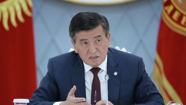 Президент КР Сооронбай Жээнбеков на совещании по вопросам судебно-правовой реформы в стране - Sputnik Кыргызстан