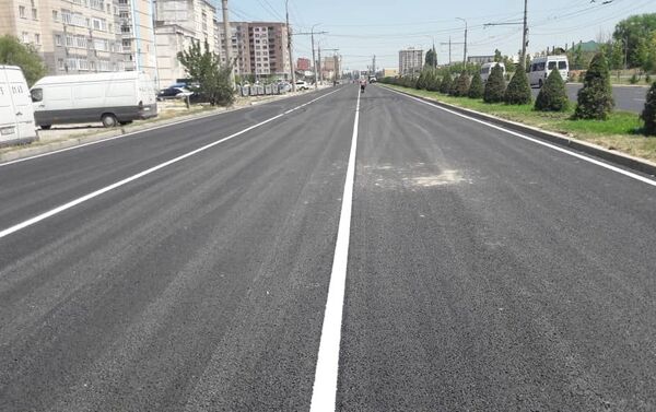 Сегодня, 2 июля, отрезок улицы Жайыл Баатыра открыли для движения автомобильного транспорта - Sputnik Кыргызстан