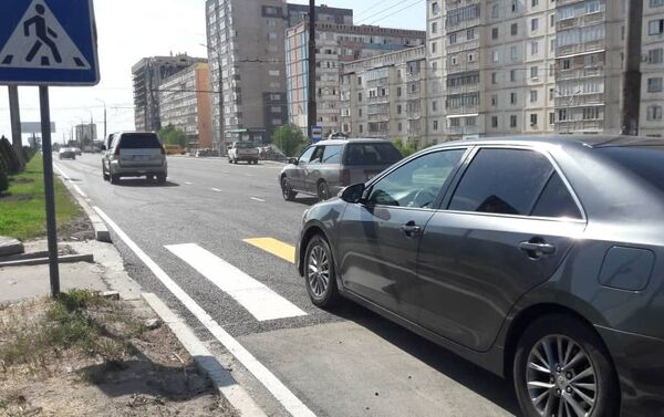Отмечено, что на участке между улицами Садырбаева и Тыналиева завершены дорожные работы - Sputnik Кыргызстан
