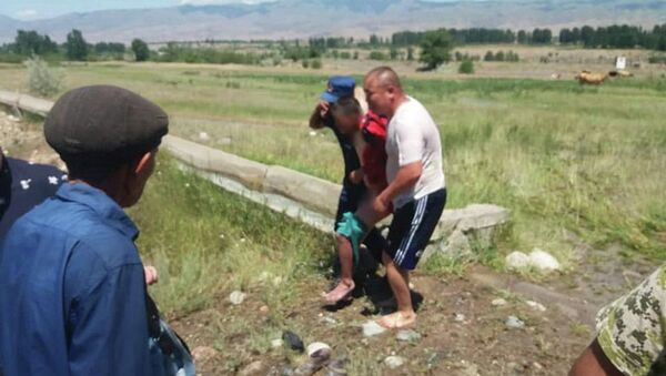 В Кеминском районе Чуйской области спасли мужчину, которого чуть не унесло быстрым течением - Sputnik Кыргызстан