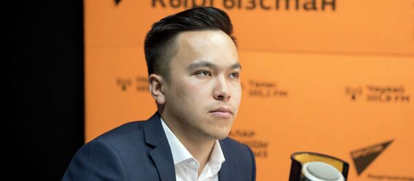 Республикалык жаштар конгрессинин жетекчиси жана тил борборунун негиздөөчүсү Нурсултан Кубанов - Sputnik Кыргызстан