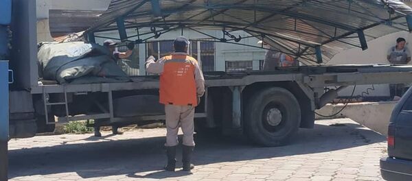 Снос незаконно возведенных объектов в Бишкеке - Sputnik Кыргызстан