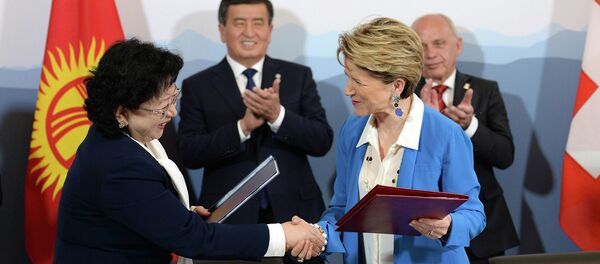 Официальный визит президента Сооронбая Жээнбекова в Швейцарию - Sputnik Кыргызстан