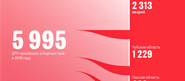 Сколько автомобильных аварий происходит в Кыргызстане Сколько автомобильных аварий происходит в Кыргызстане - Sputnik Кыргызстан