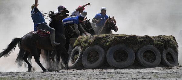 Чемпионат Республики Алтай по национальной игре кок-бору Чемпионат Республики Алтай по национальной игре кок-бору - Sputnik Кыргызстан