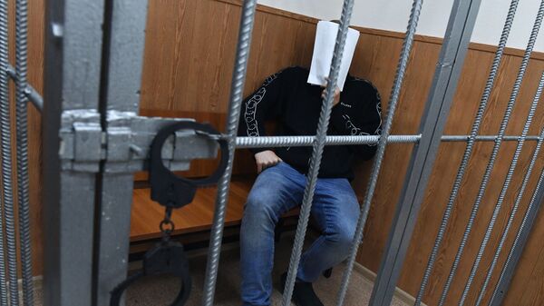 Задержанный мужчина. Архивное фото - Sputnik Кыргызстан