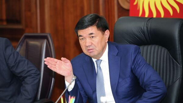 Премьер-министр Мухаммедкалый Абылгазиев. Архив - Sputnik Кыргызстан