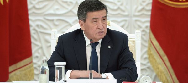 Президент КР Сооронбай Жээнбеков. Архивное фото - Sputnik Кыргызстан