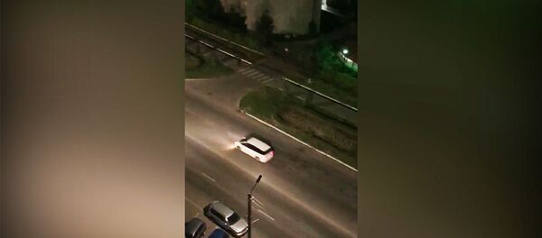 Как в GTA — в Бишкеке пьяный водитель убегал от милиции. Видео - Sputnik Кыргызстан