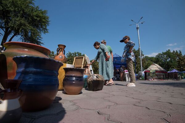 Ежегодный фестиваль традиционной культуры и ремесел Оймо в Бишкеке - Sputnik Кыргызстан