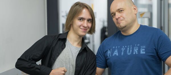 Организаторы квестов в Бишкеке Егор Паньшин и Илья Мисюрин Организаторы квестов в Бишкеке Егор Паньшин и Илья Мисюрин - Sputnik Кыргызстан